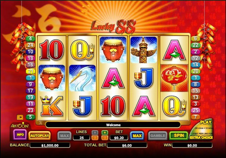 Lucky 88 Pokie Review