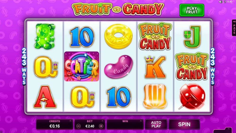 Fruit Vs Candy Pokie Review