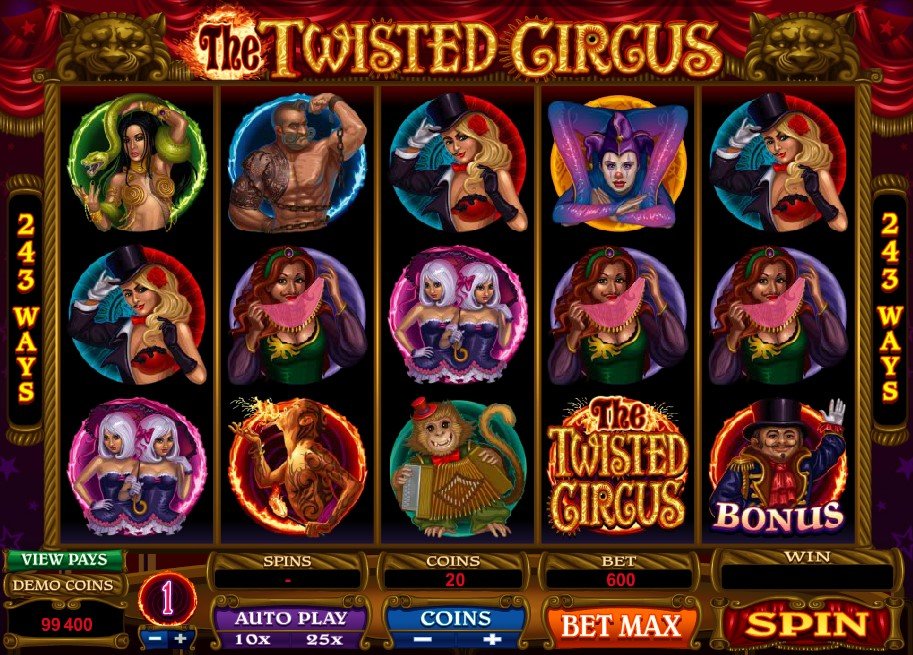 The Twisted Circus Pokie Review