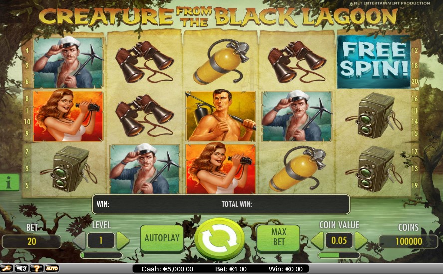 Creature From The Black Lagoon Pokie Review