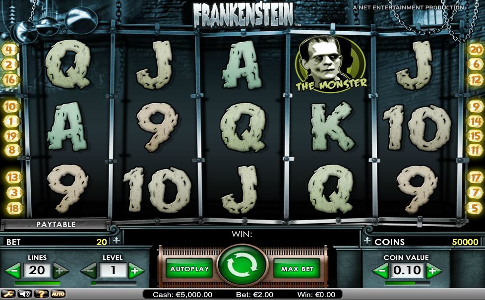 Frankenstein Pokie Review