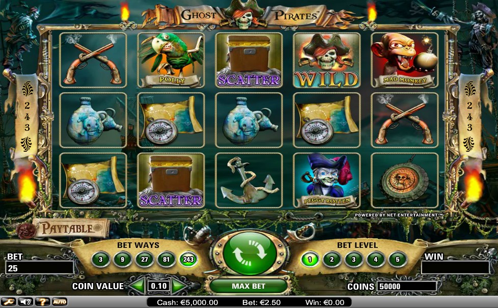Ghost Pirates Pokie Review